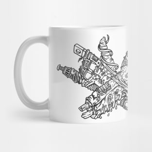 manuvila logo lines Mug